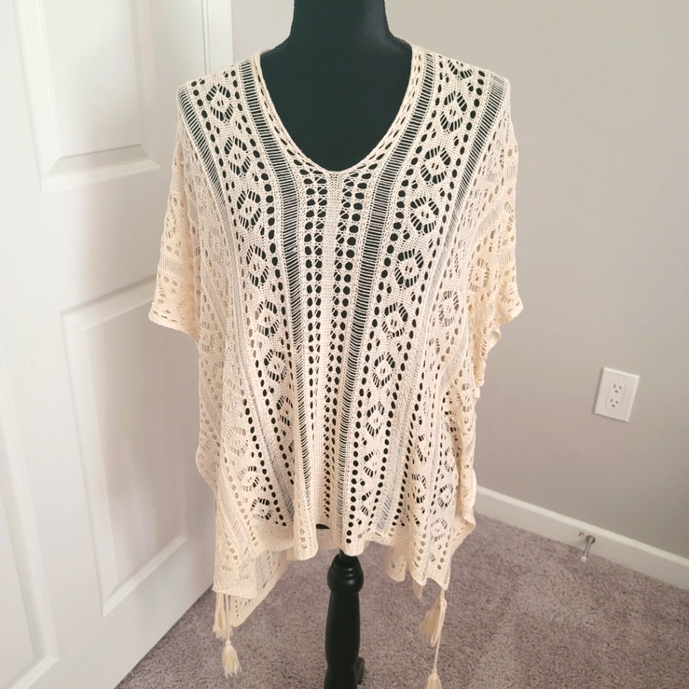 Crochet Swim Cover Up OS